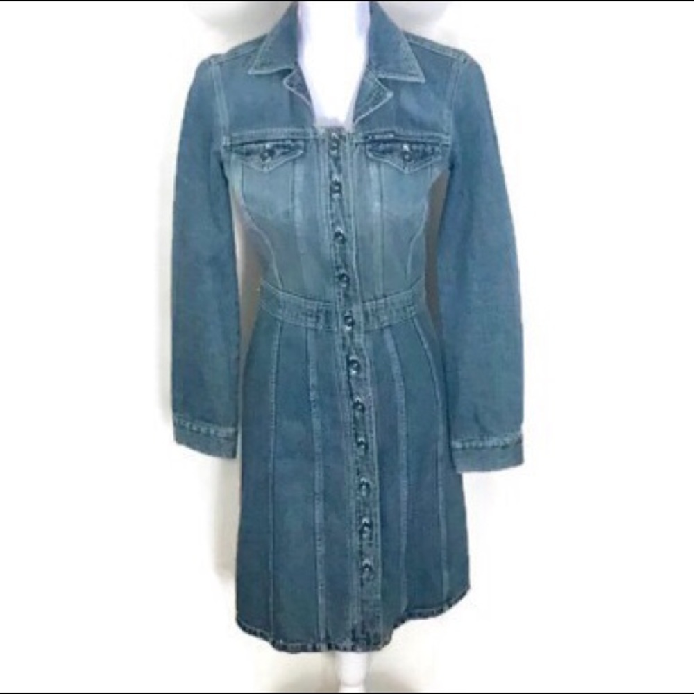 GORGEOUS Tommy Hilfiger Long Sleeve Denim Dress 2